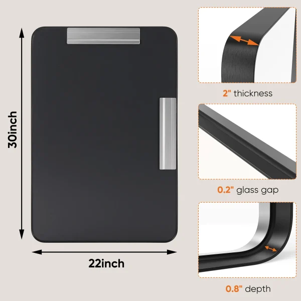 Matte Metal Wall Mirror